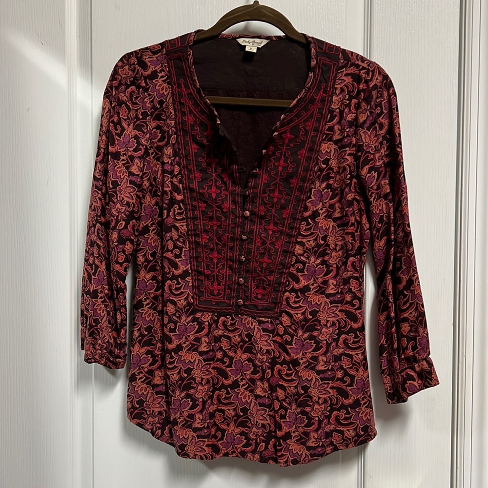 Lucky Brand Women’s Henley top size S small